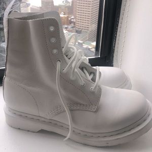 Brand New White Dr. Martens